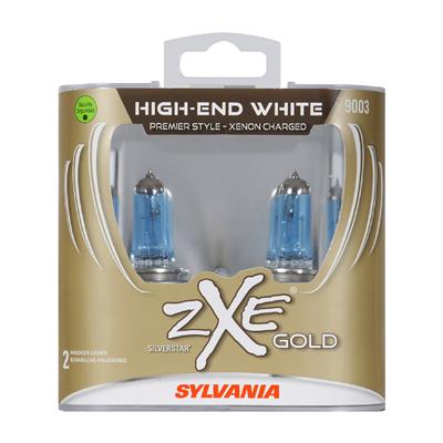 Sylvania Lighting ZXE Gold Halogen Light Bulbs - 9003SZGPB2