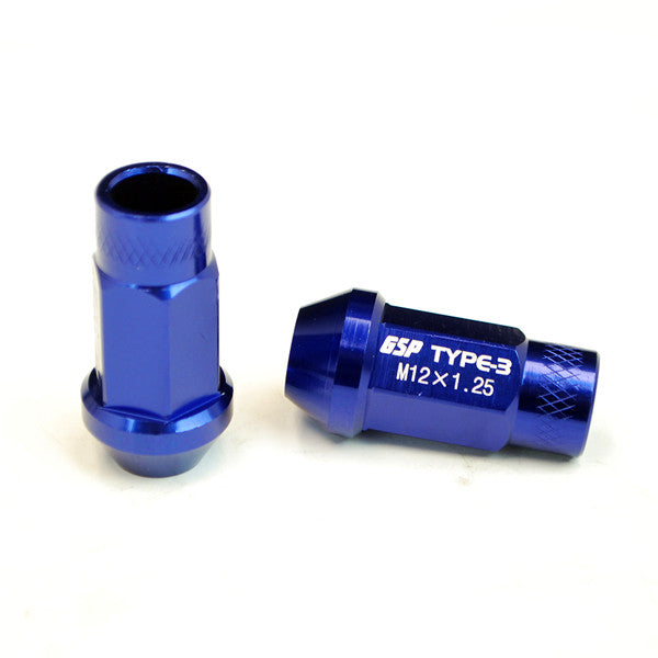 Godspeed Type 3 50mm Lug Nuts 20 pcs. Set M12x1.5