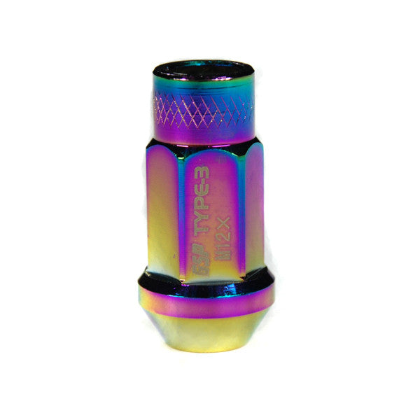 Godspeed Type 3 50mm Lug Nuts 20 pcs. Set M12x1.5