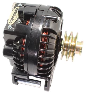 Tuff Stuff Performance High-Amp Output Stealth Black Alternators - 9509REDP