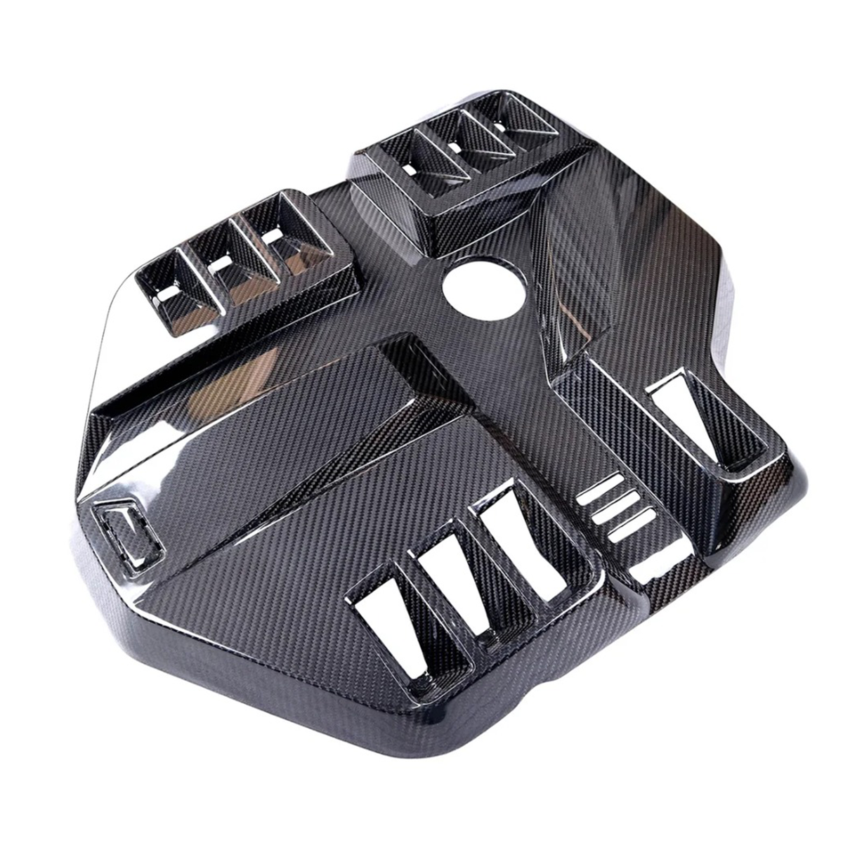 Bull Boost Performance Carbon Fiber Engine Cover (Big Size Replacement) for BMW G87 M2 G80 G81 M3...