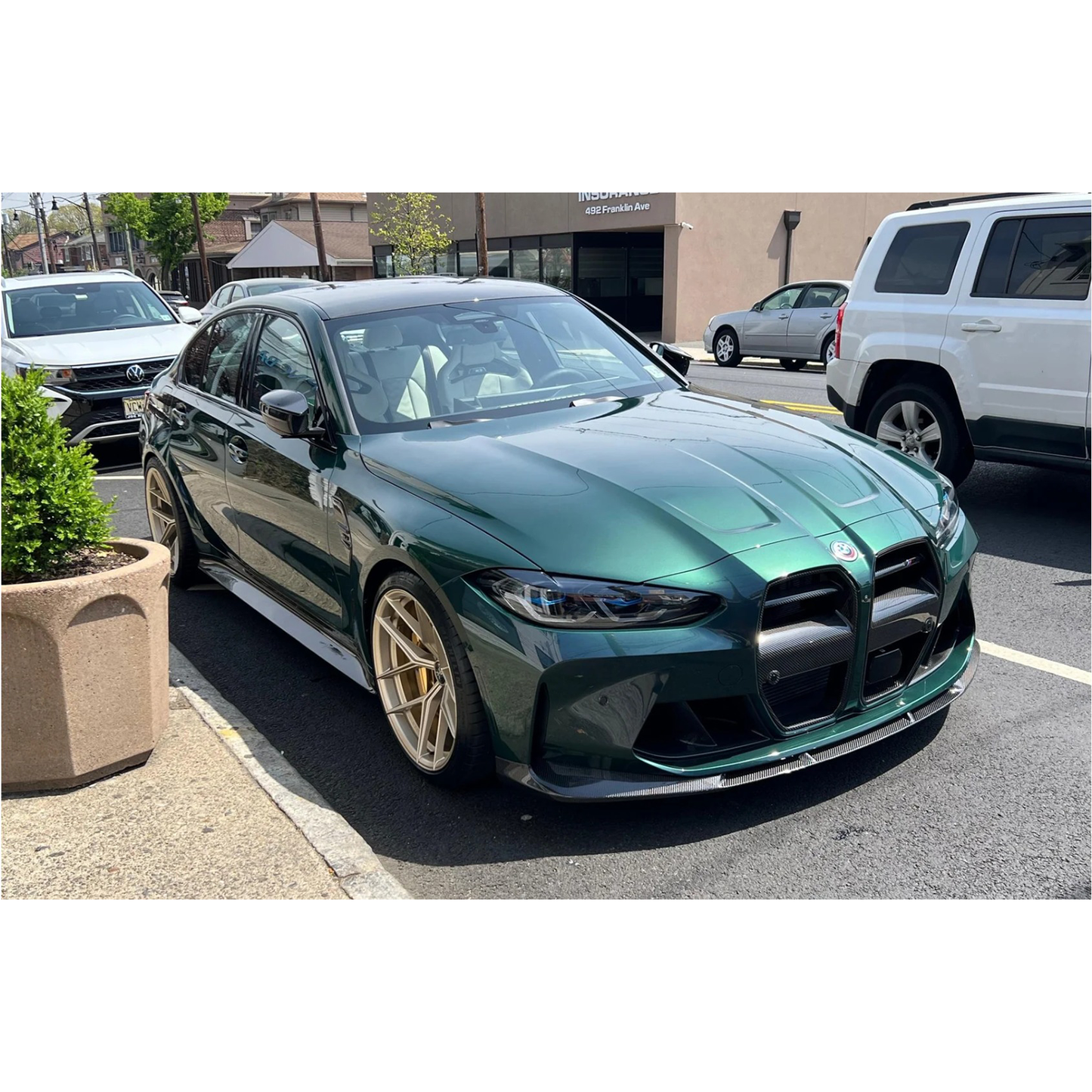 3D Style Carbon Fiber Front Lip for BMW G80 M3 G82 G83 M4