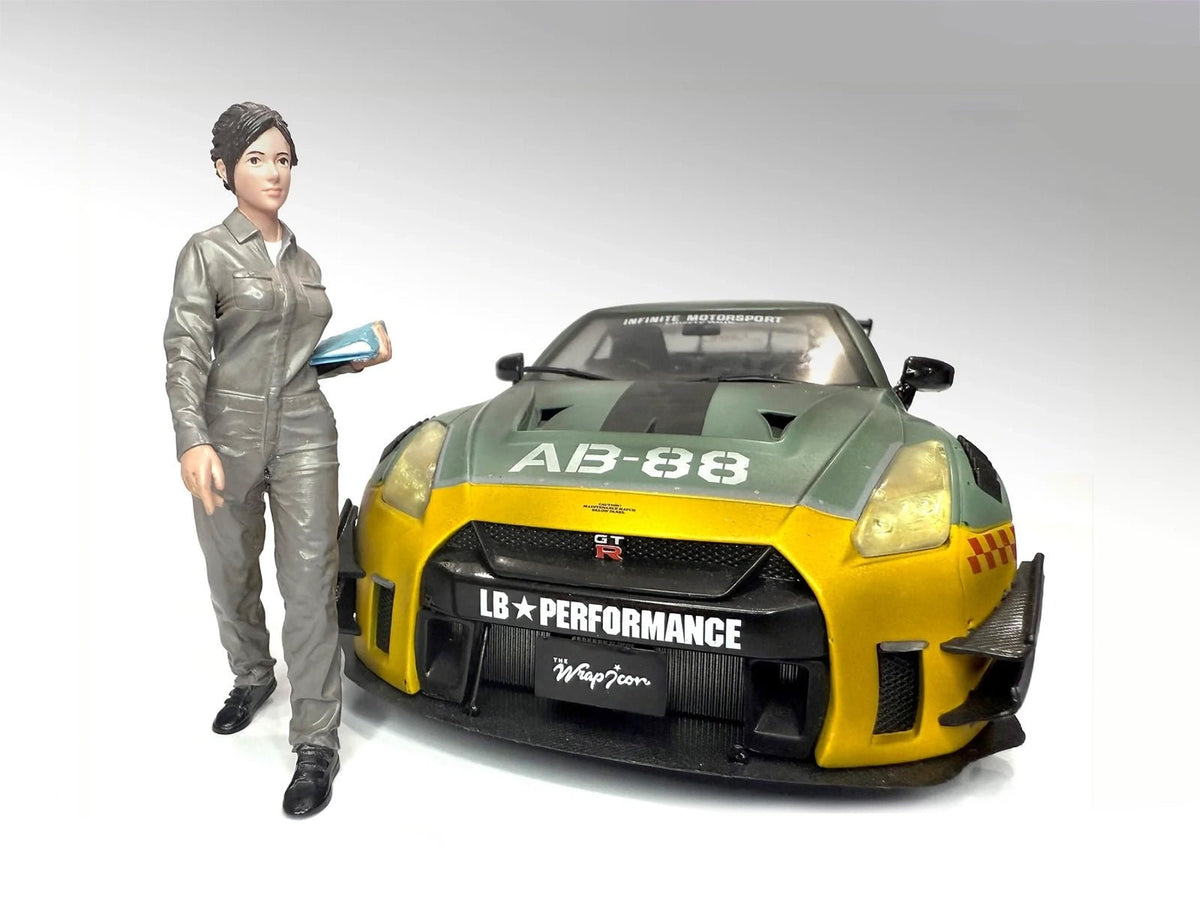 Rapid Vehicles "Top Tuners" Figure #2 "Premium" Series for 1/18 Scale Models by American Diorama ...