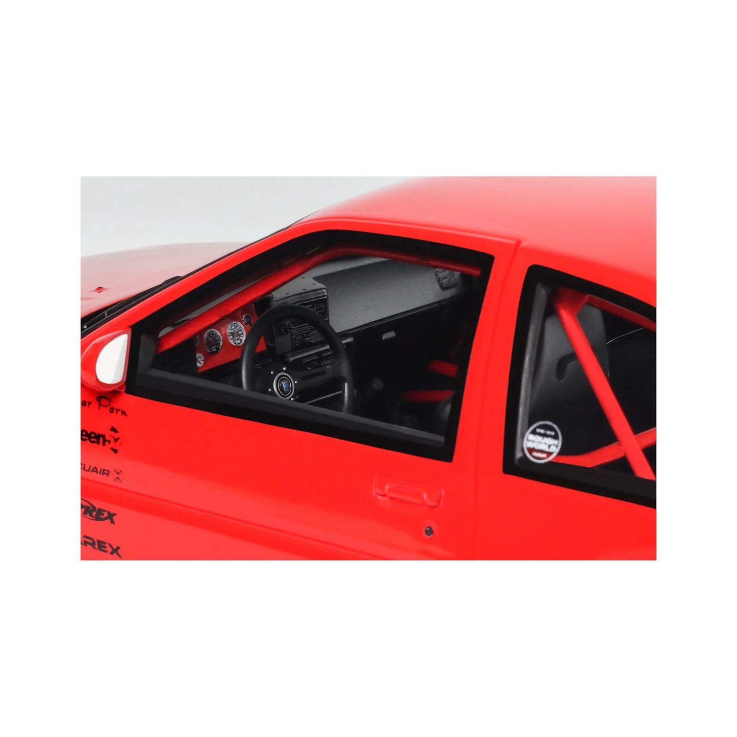 Otto 1986 Toyota Sprinter Trueno (AE86) Widebody Ferrari Rosso Corsa Red 1:18