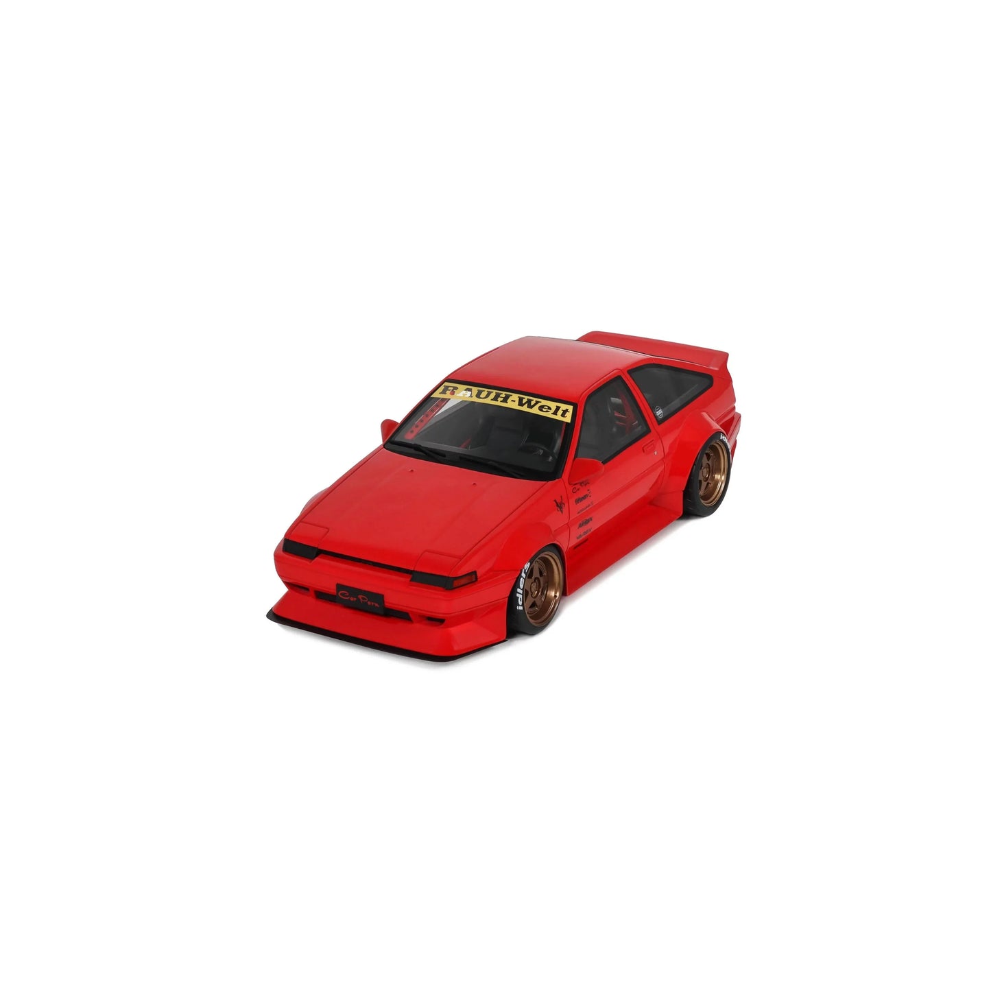 Otto 1986 Toyota Sprinter Trueno (AE86) Widebody Ferrari Rosso Corsa Red 1:18