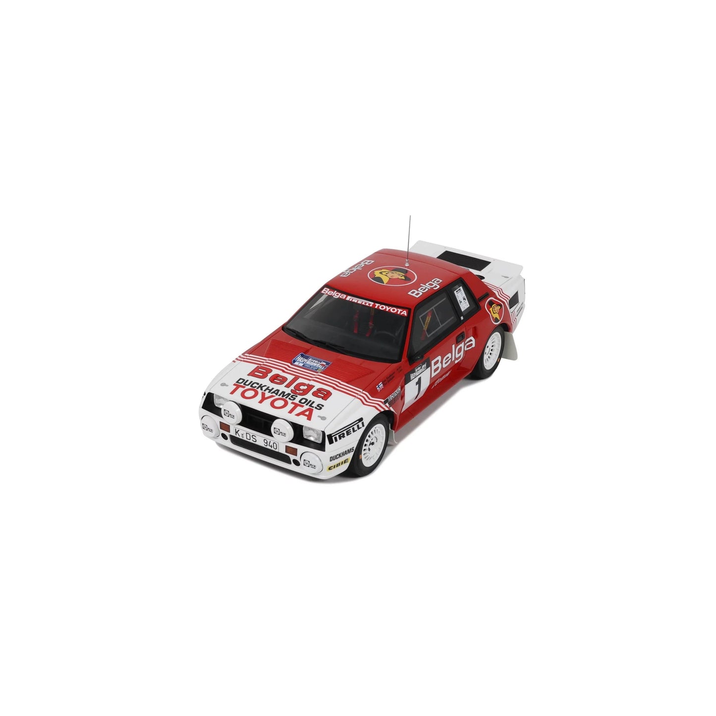 Otto Toyota Celica Twin Cam Haspengouw Rally 1985 White 1:18