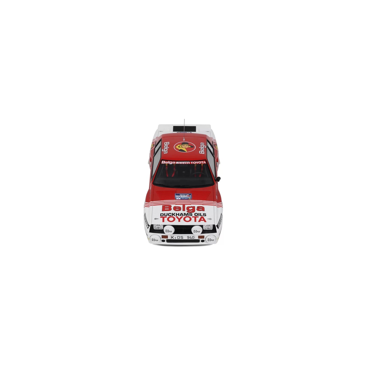 Otto Toyota Celica Twin Cam Haspengouw Rally 1985 White 1:18