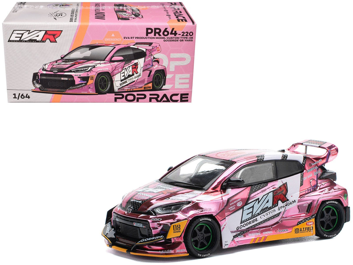 Rapid Vehicles Toyota Goodride GR Yaris RHD (Right Hand Drive) "EVA RT Production Model-08" Pink...