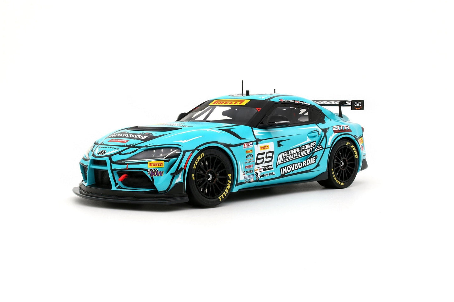 Otto 2025 Toyota Supra GT4 (A90) Evo 2 #69 Blue 1:18