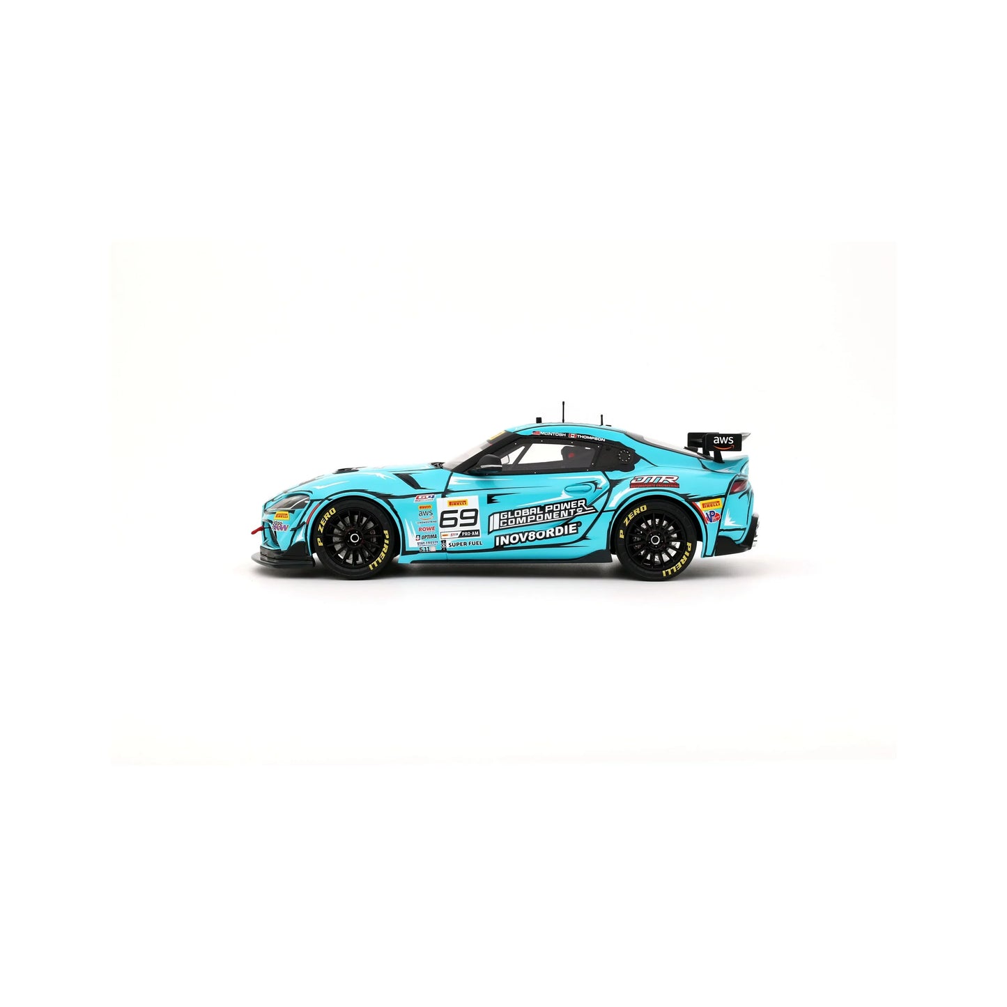 Otto 2025 Toyota Supra GT4 (A90) Evo 2 #69 Blue 1:18