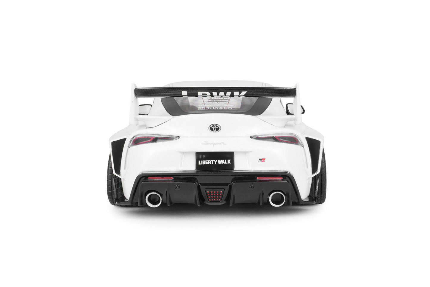 Solido 2025 Toyota GR Supra A90 Liberty Walk White w/ Pink Wheels 1:18