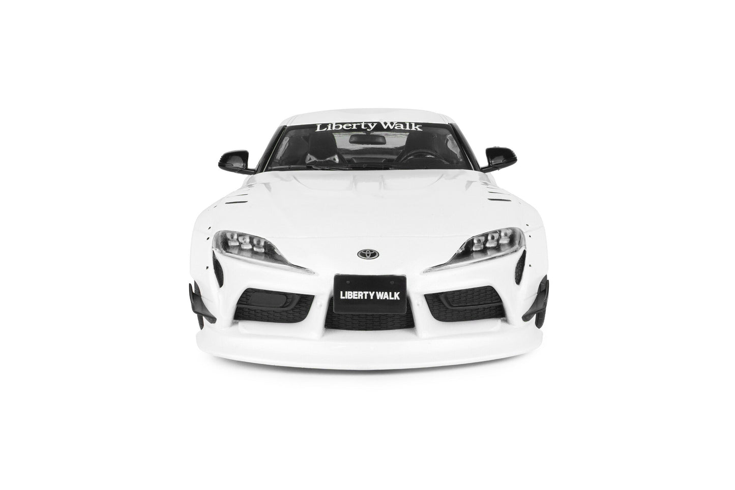 Solido 2025 Toyota GR Supra A90 Liberty Walk White w/ Pink Wheels 1:18