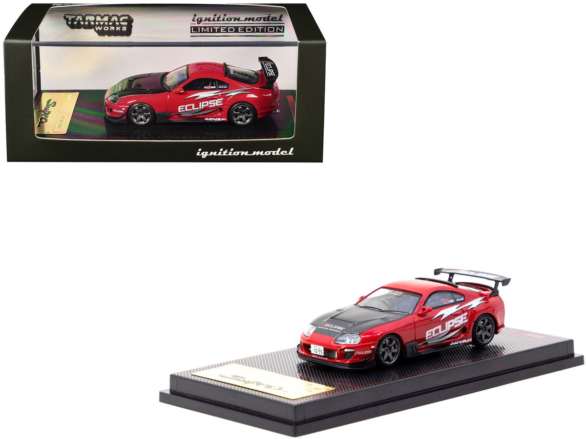 Rapid Vehicles Toyota Supra (JZA80) RZ RHD (Right Hand Drive) "Eclipse Racing Concept" Red with...