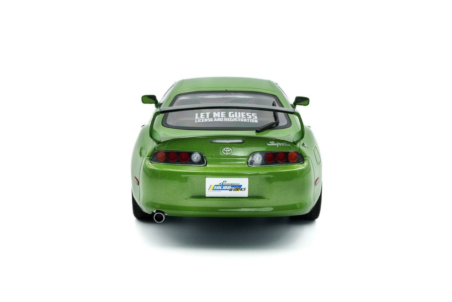 Solido 1993 Toyota Supra MK4 (A80) Green w/ Black Hood RHD 1:18