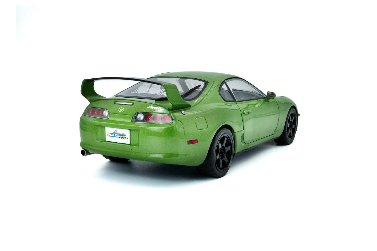 Solido 1993 Toyota Supra MK4 (A80) Green w/ Black Hood RHD 1:18