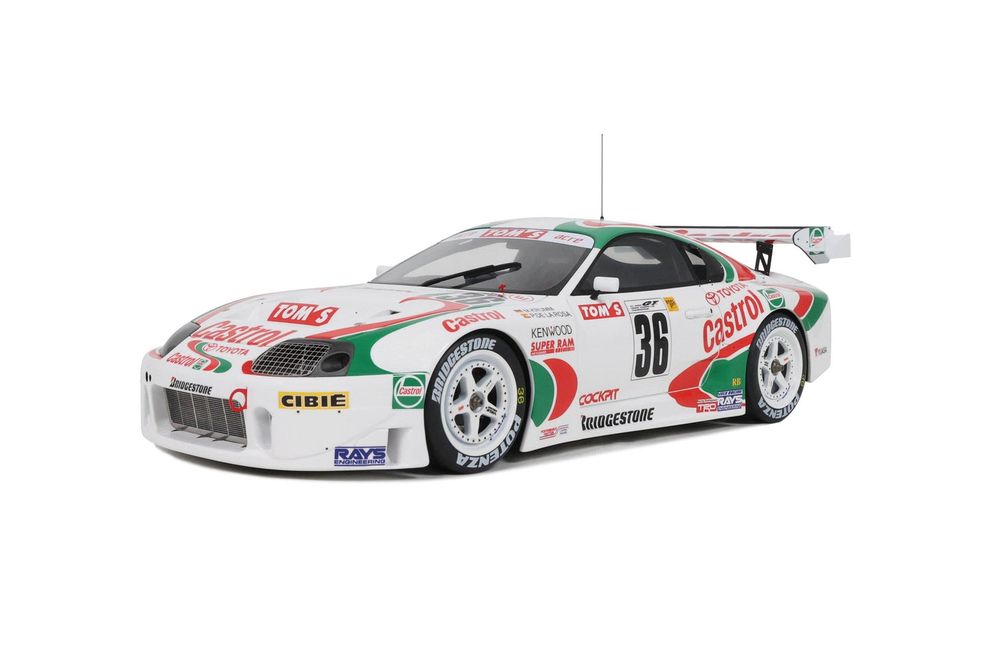 Otto 1997 Toyota Supra Racing GT500 (A80) JGTC No 36 White 1:18