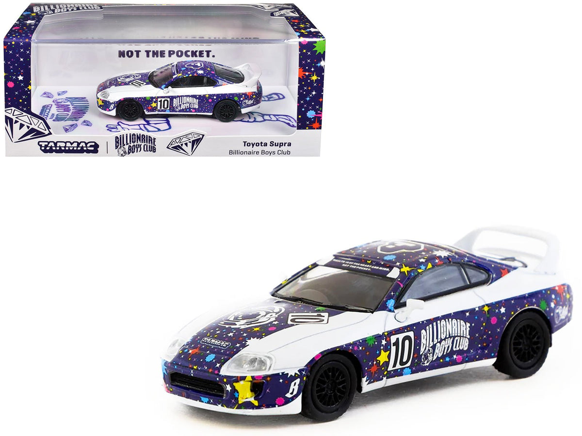 Rapid Vehicles Toyota Supra RHD (Right Hand Drive) #10 "Billionaire Boys Club" Purple and White...