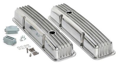 Trans-Dapt Performance Finned Aluminum Valve Covers - 6603
