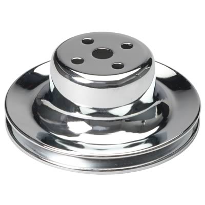 Trans-Dapt Performance Chrome Water Pump Pulleys - 8300