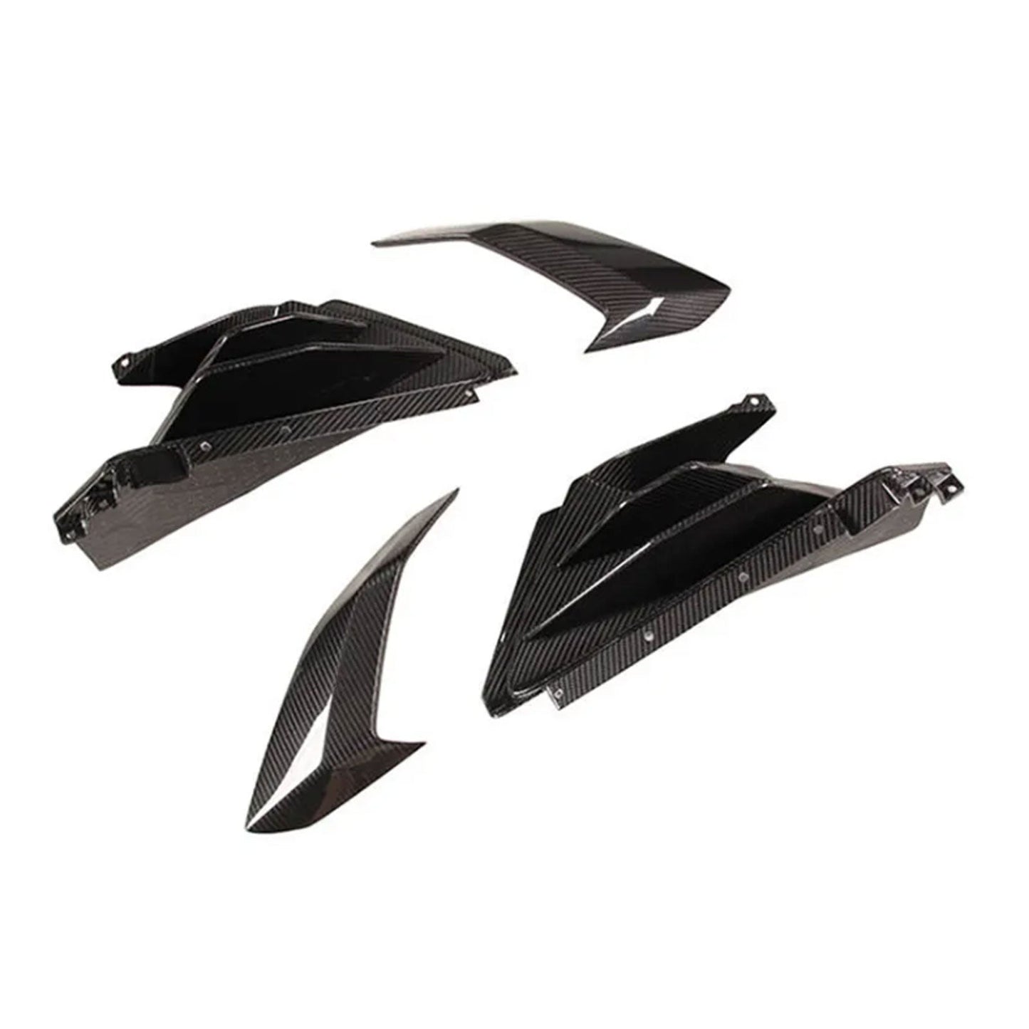 Dry Carbon Fiber Side Skirt Trim for Lamborghini Huracan EVO Tecnica