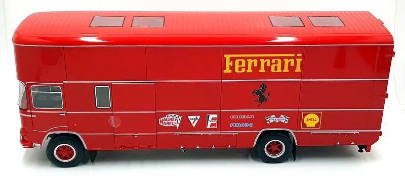 CMR Fiat OM 150 Rolfo Ferrari Race Car Transporter Red PLUS 2x Ferrari 330 P3 Bundle 1:18
