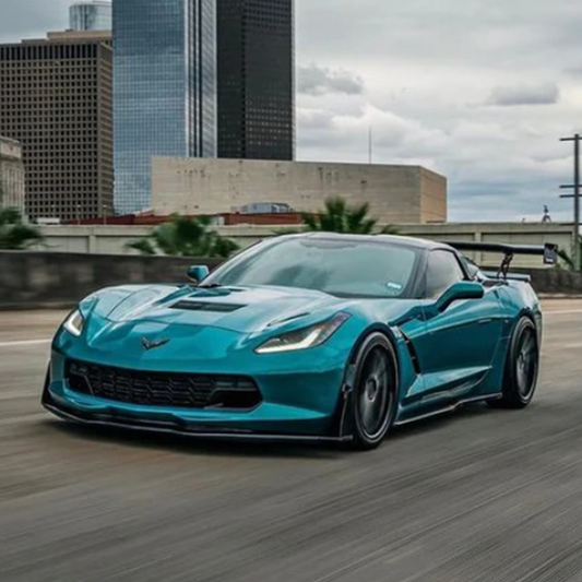 Carbon Fiber Front Lip Splitter for Chevrolet Corvette C7
