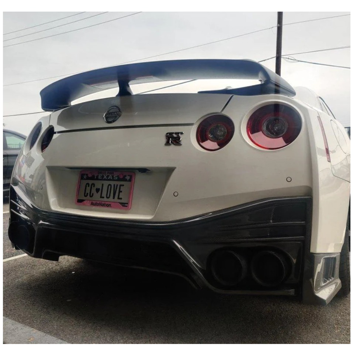 Carbon Fiber N Style Rear Diffuser for Nissan GT R R35