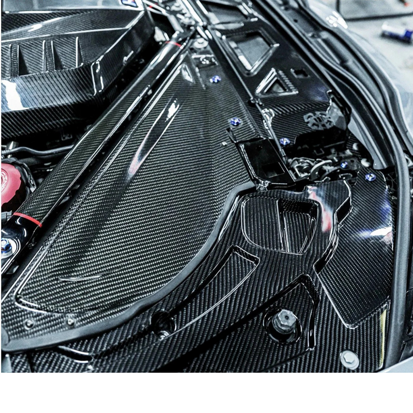Carbon Fiber Headlamp Covers for BMW G80 G81 M3 G82 G83 M4 G87 M2