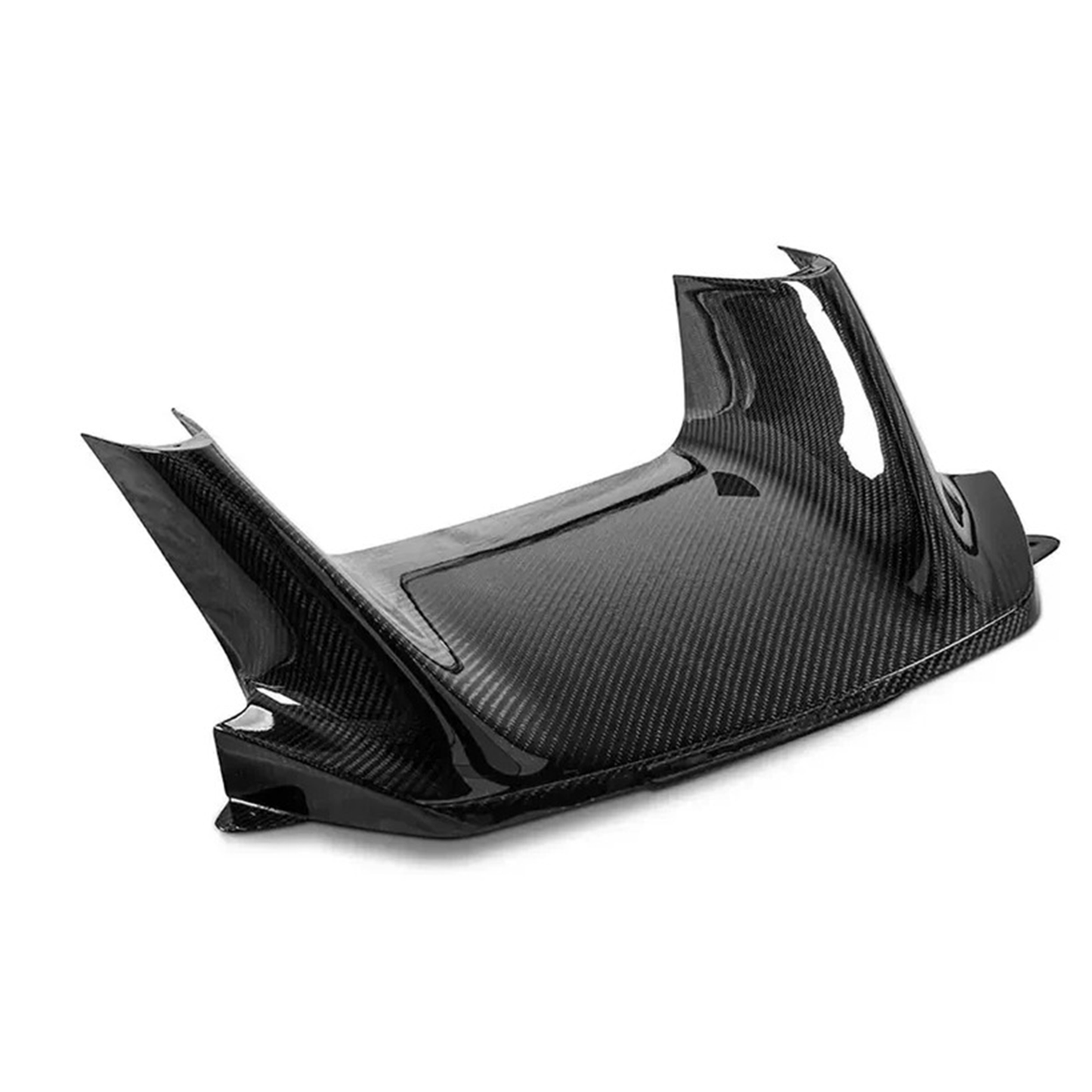 Carbon Fiber Lower Front Bumper Center Trim for Ferrari SF90
