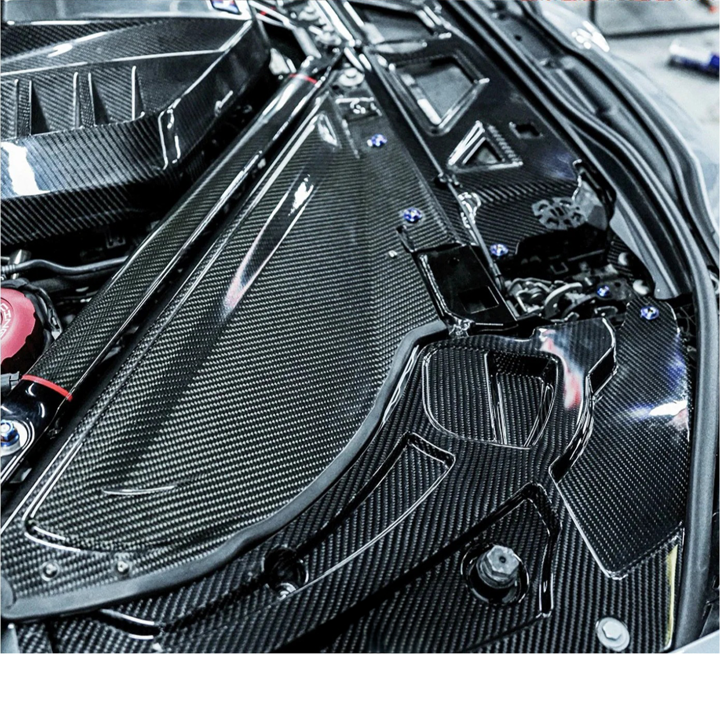Carbon Fiber Headlamp Covers for BMW G80 G81 M3 G82 G83 M4 G87 M2