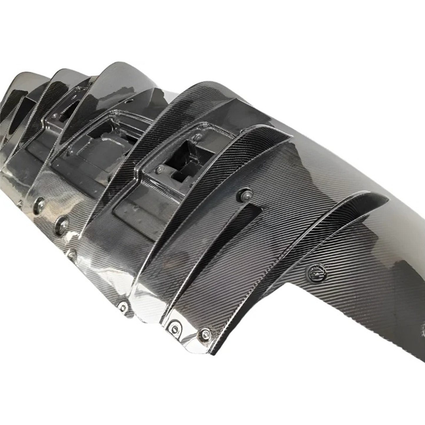 N Style Carbon Fiber Rear Diffuser for Ferrari F8 Tributo