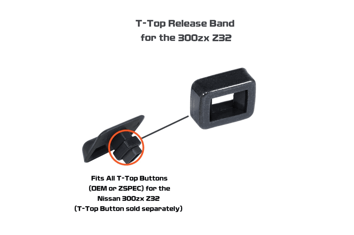 ZSPEC T-Top Release Button Lock-Band for Z32 300zx '90-96