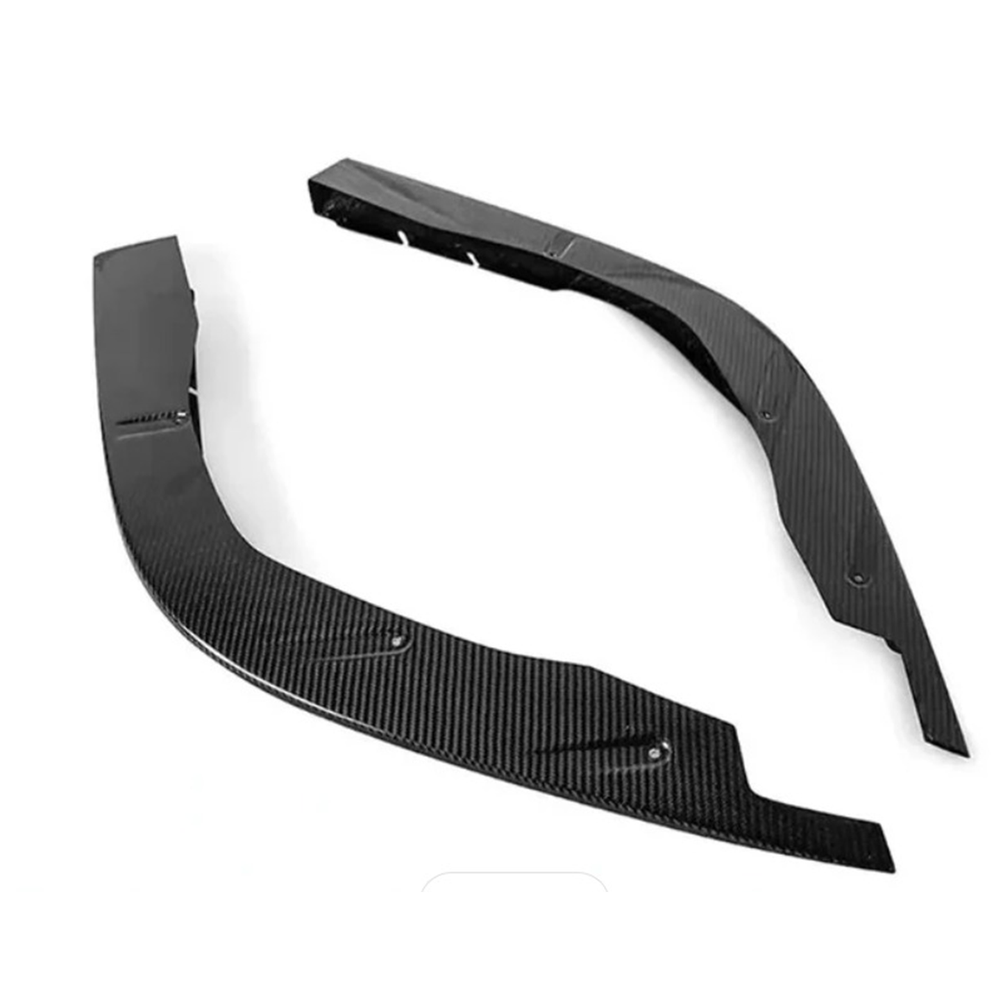 OEM Style Carbon Fiber Side Front Splitter for Ferrari F8 Tributo
