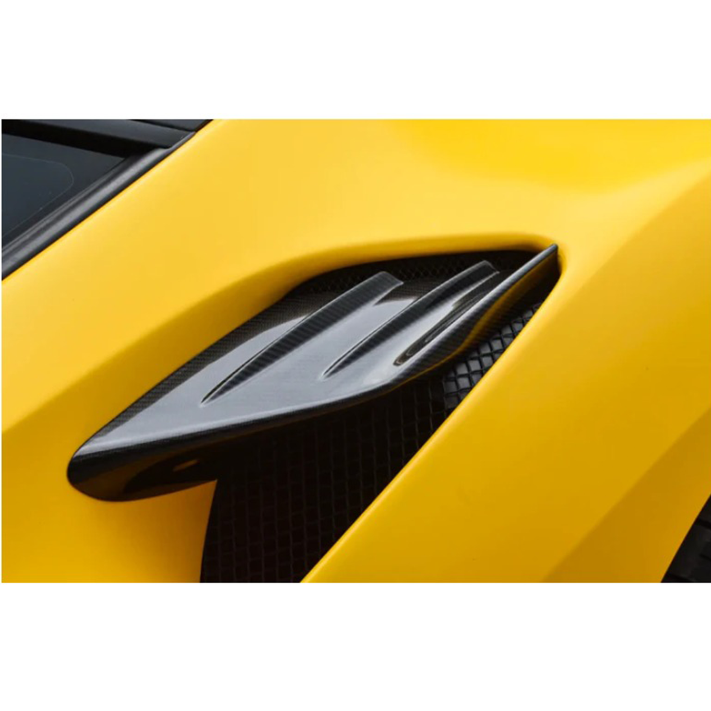 Dry Carbon Fiber Side Air Intake Trims for Ferrari F8 Tributo