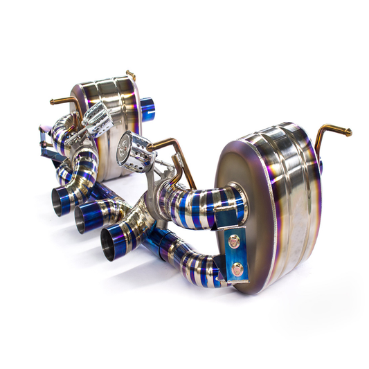 Performance Catback Exhaust System with Valve Control and Downpipes for Ferrari 488 GTB and 488 Pista 3.9L V8