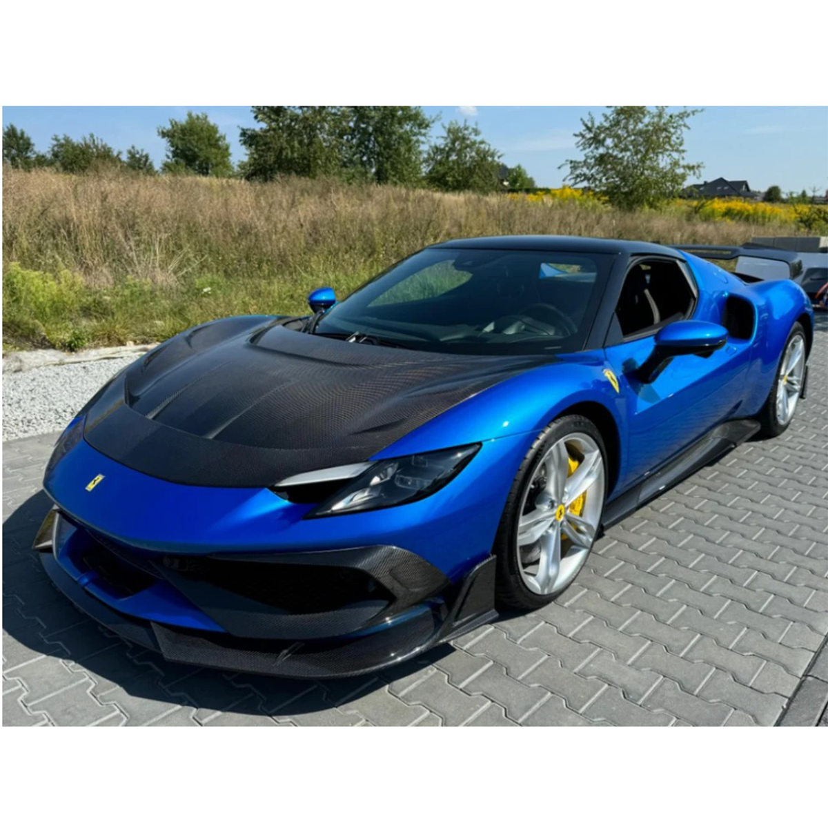 STRATEC SYSTEMS BA Style Carbon Fiber Hood Bonnet for Ferrari 296 GTB - View 2