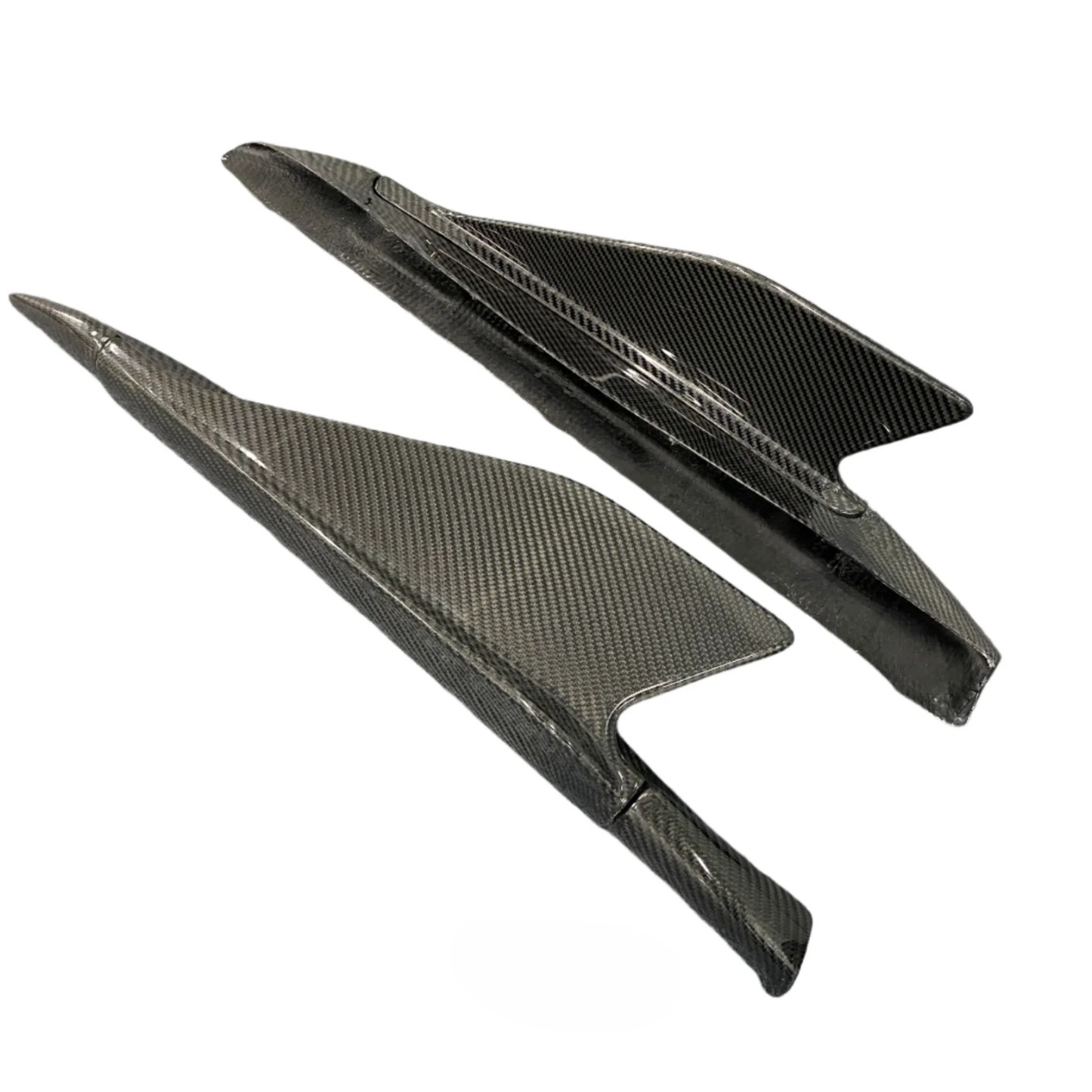 Carbon Fiber Corner Side Skirt Winglet for Ferrari 488