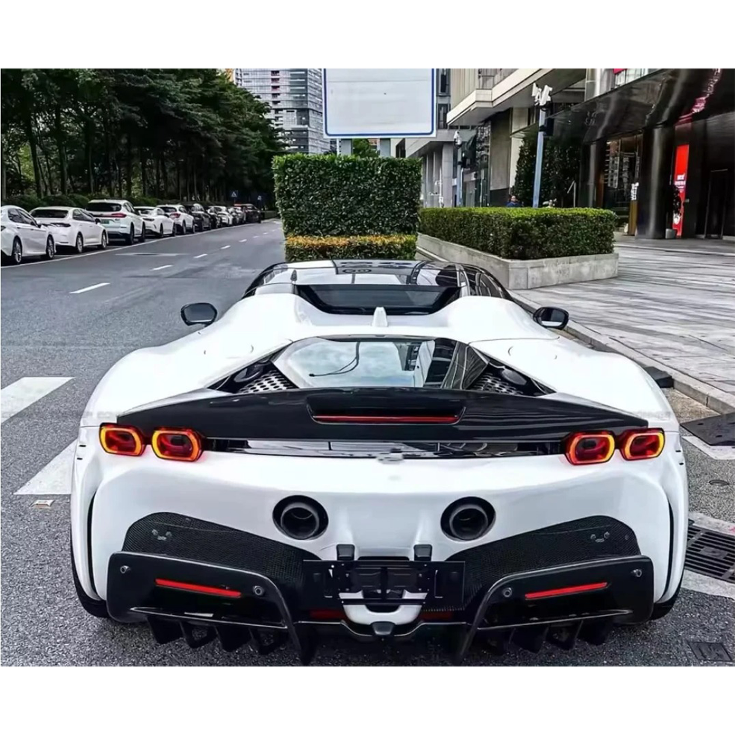 Prepreg Carbon Fiber OEM Style Aero Body Kit for Ferrari SF90