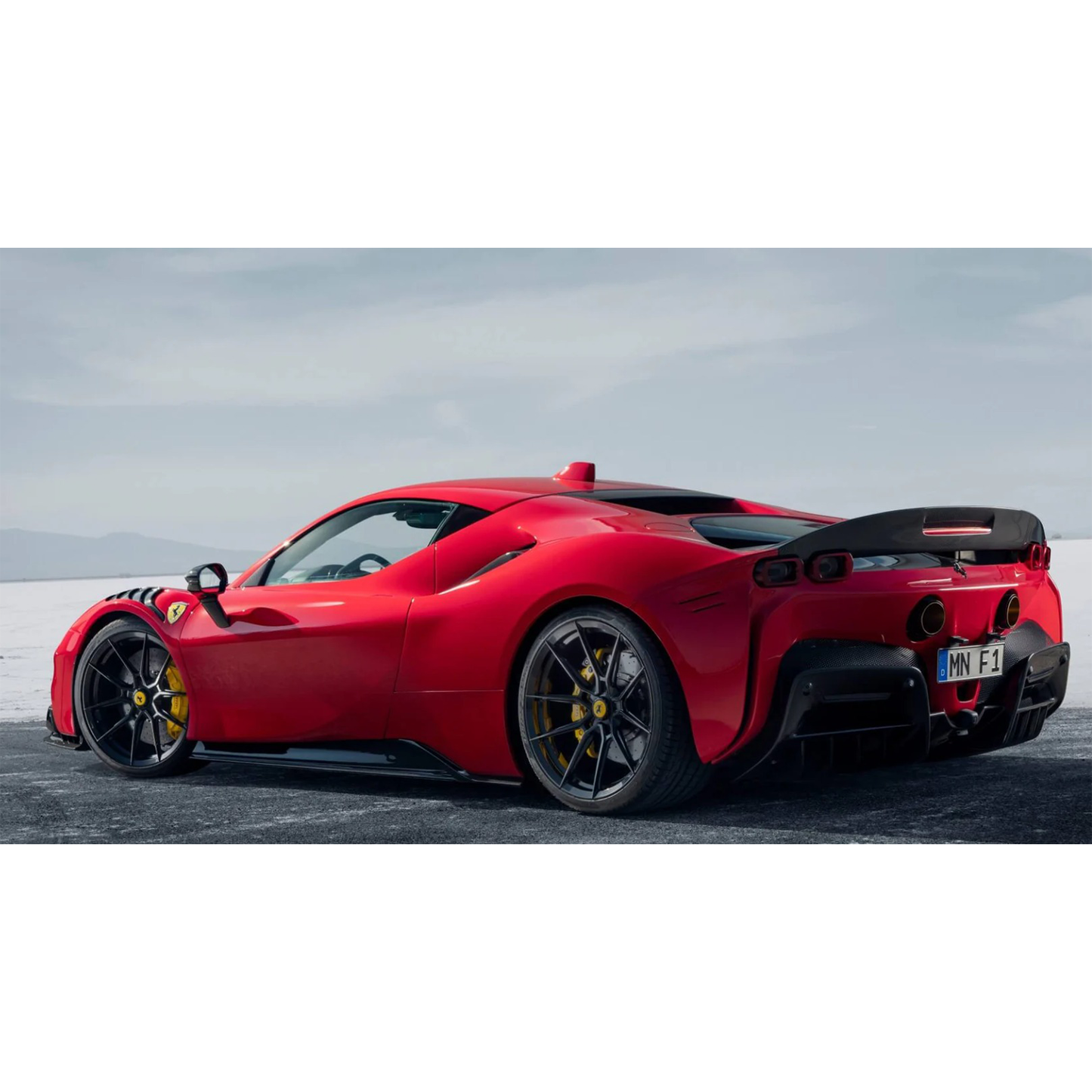 Carbon Fiber Rear Spoiler for Ferrari SF90