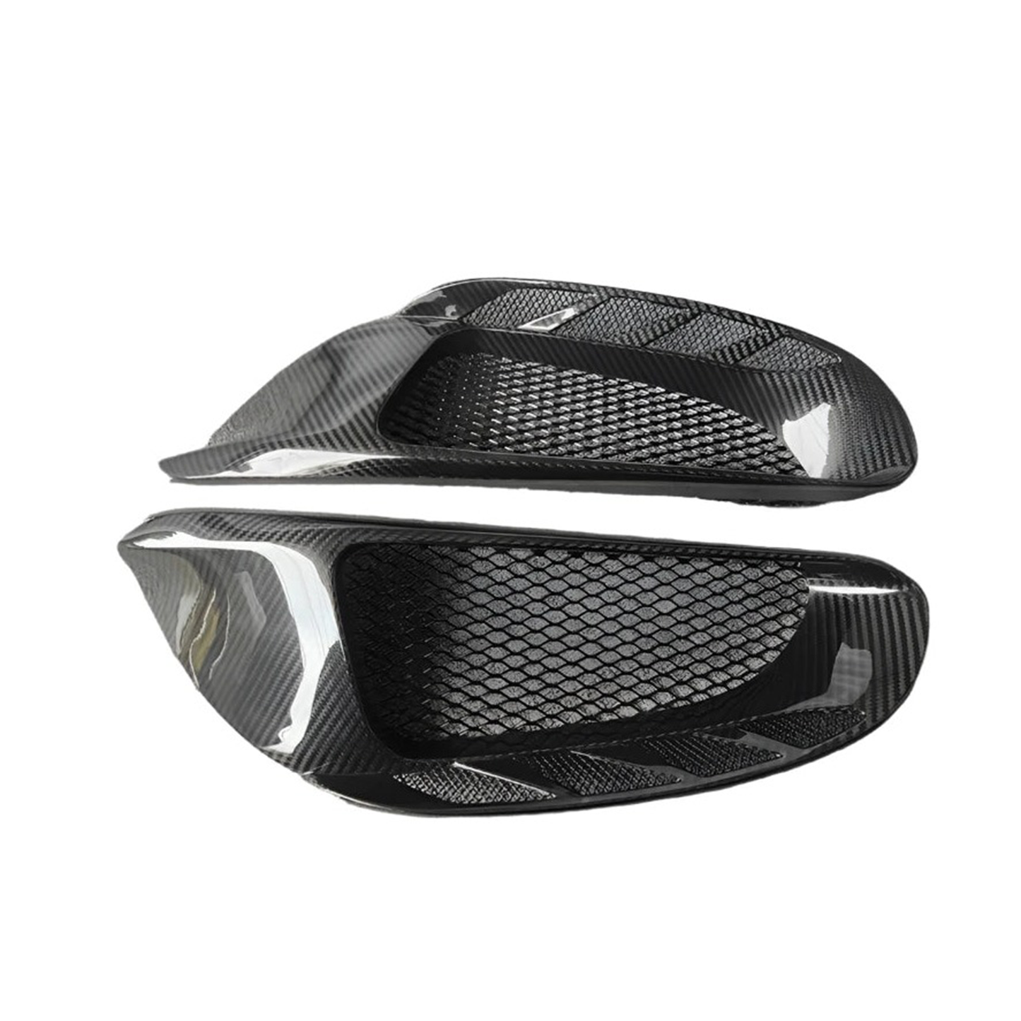 P Style Carbon Fiber Side Air Vent Replacement for Ferrari 488 GTB / Spider