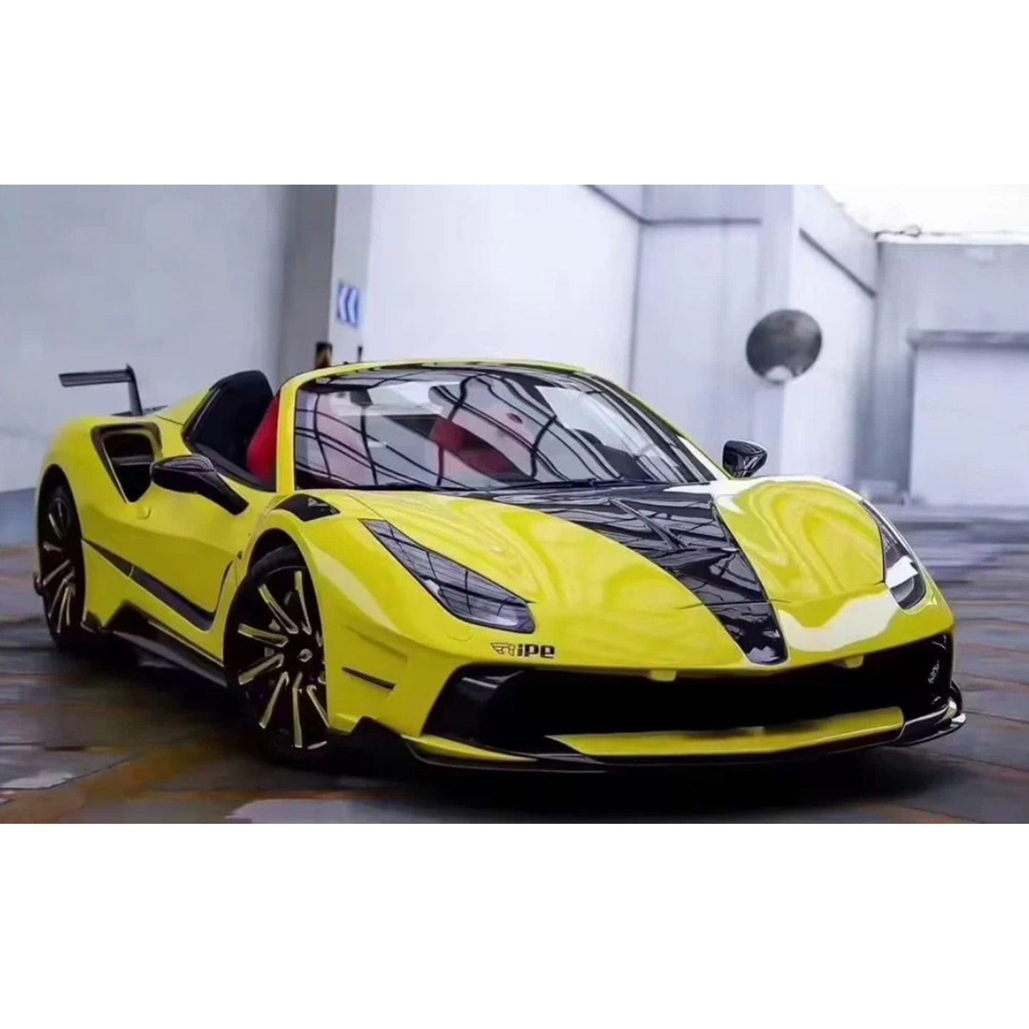 Carbon Fiber M Style Aerodynamic Full Body Kit for Ferrari 488 GTB