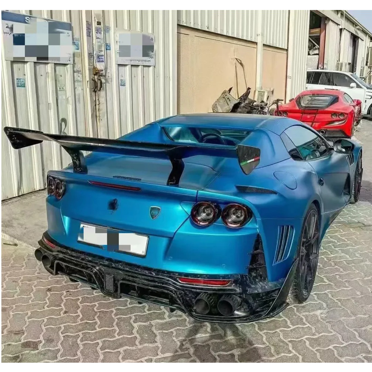 Prepreg Carbon Fiber GT Rear Wing for Ferrari 812 Superfast