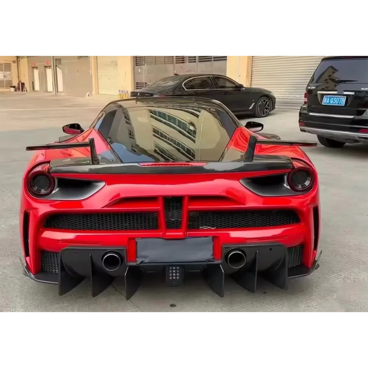 Carbon Fiber M Style Aerodynamic Full Body Kit for Ferrari 488 GTB