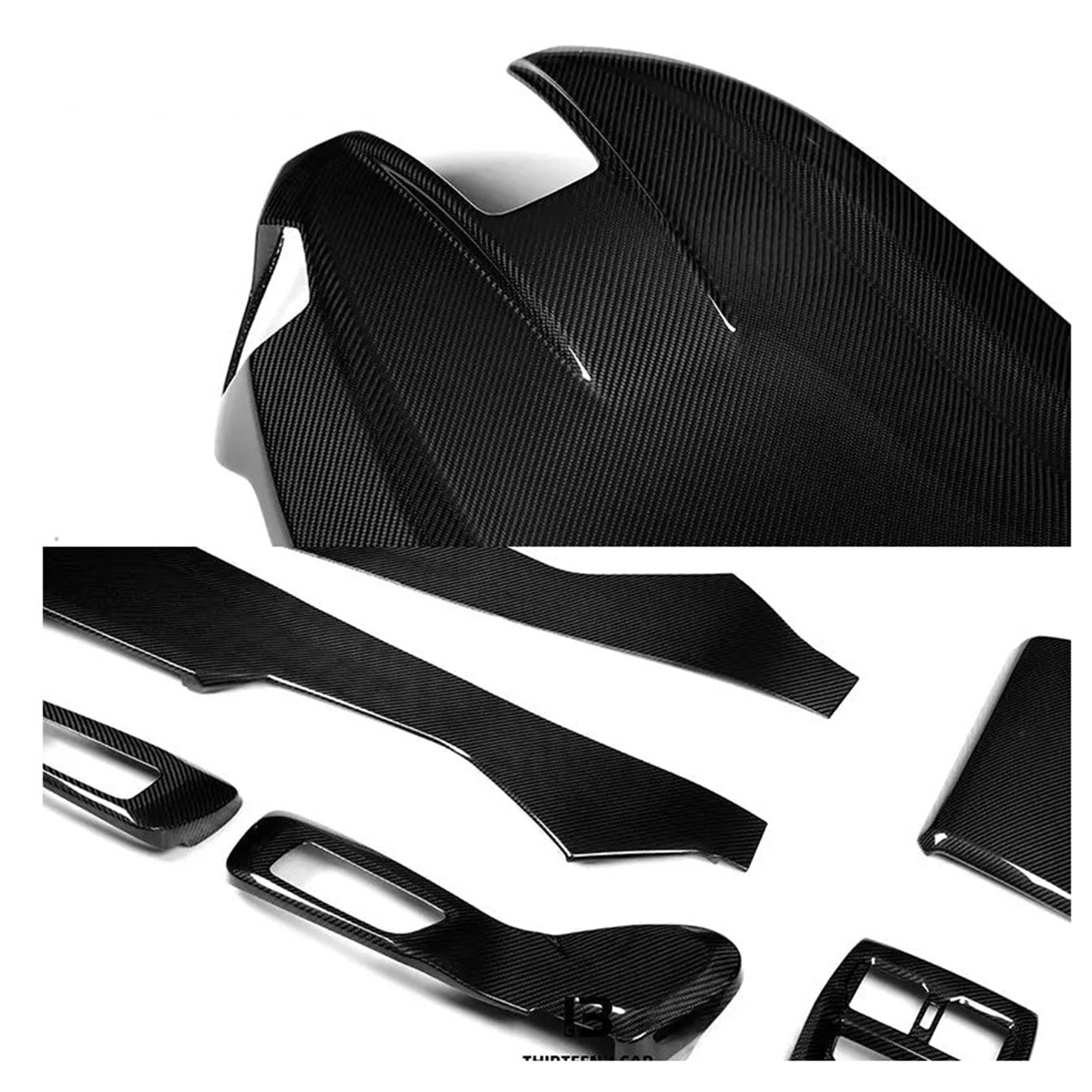 Prepreg Carbon Fiber Full Interior Panel Cover Kit for BMW G87 M2 G80 G81 M3 G82 M4 M440i