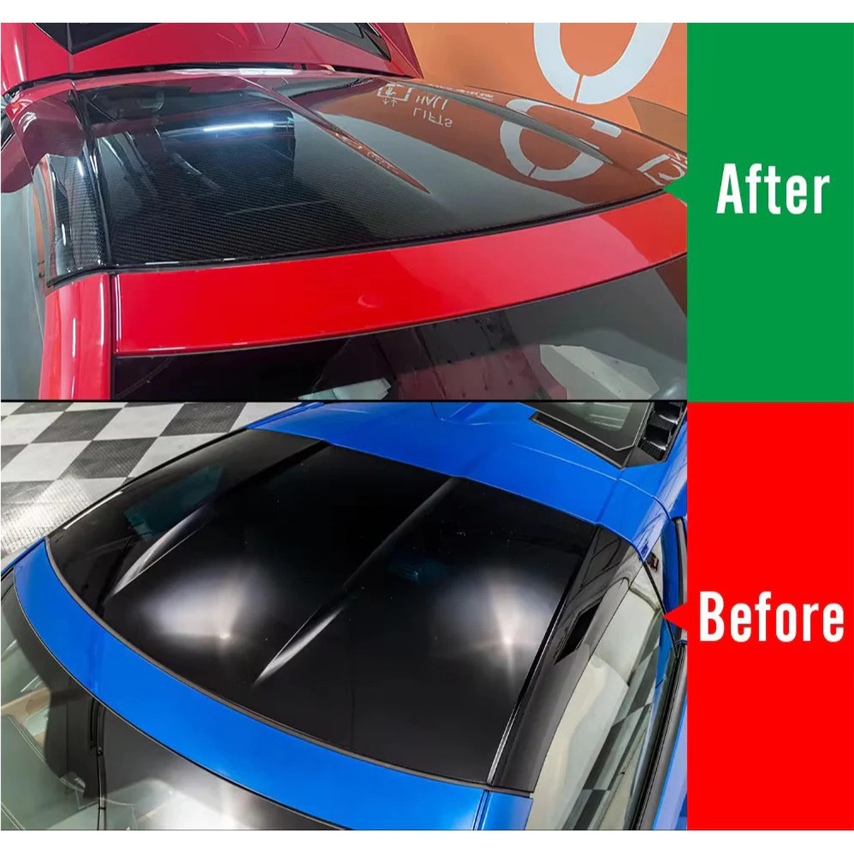 Bull Boost Performance Dry Carbon Fiber Roof Replacement for Chevrolet Corvette C8 Z51 Z06 Z07 -...