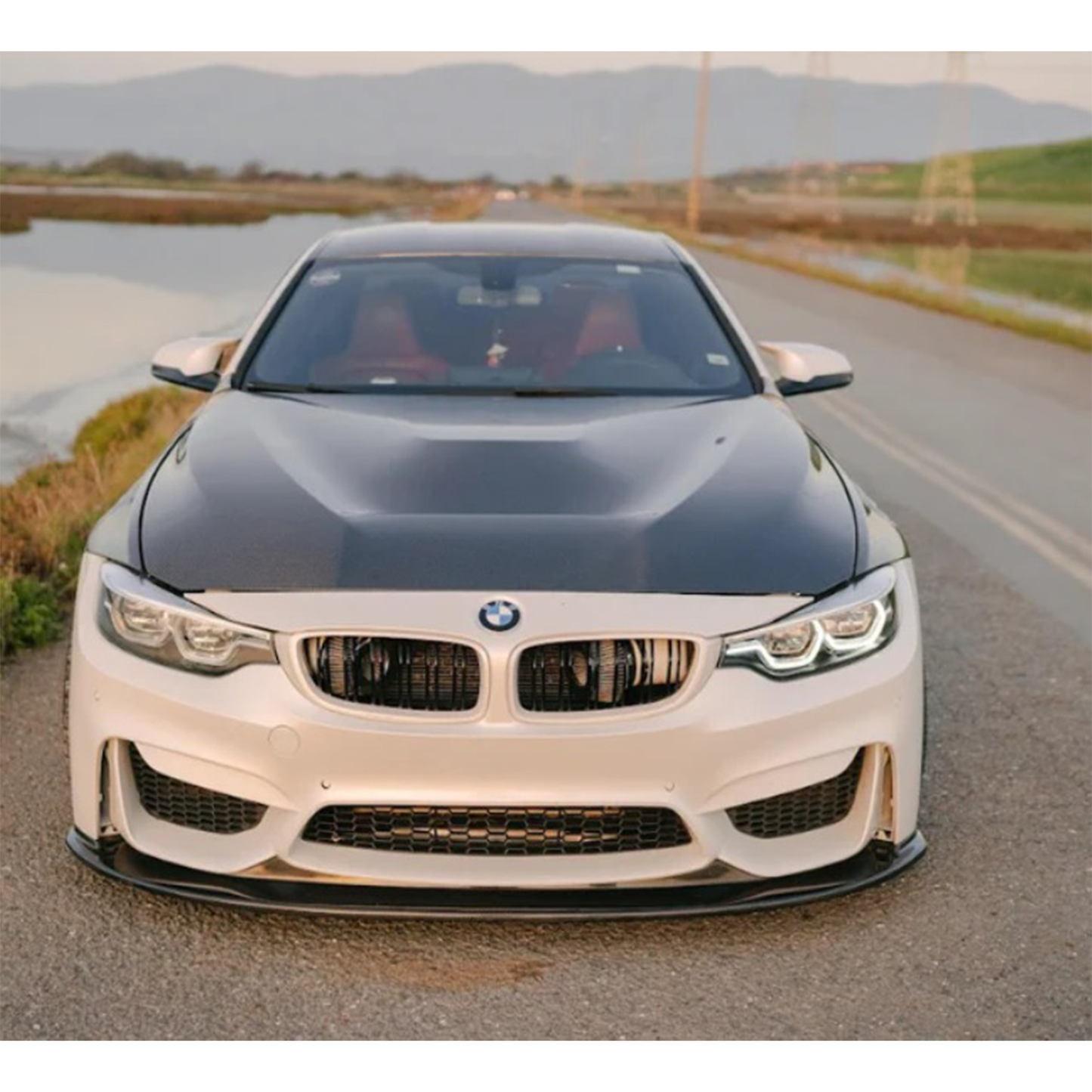 Carbon Fiber Front Lip V3 for BMW F80 M3 F82 F83 M4