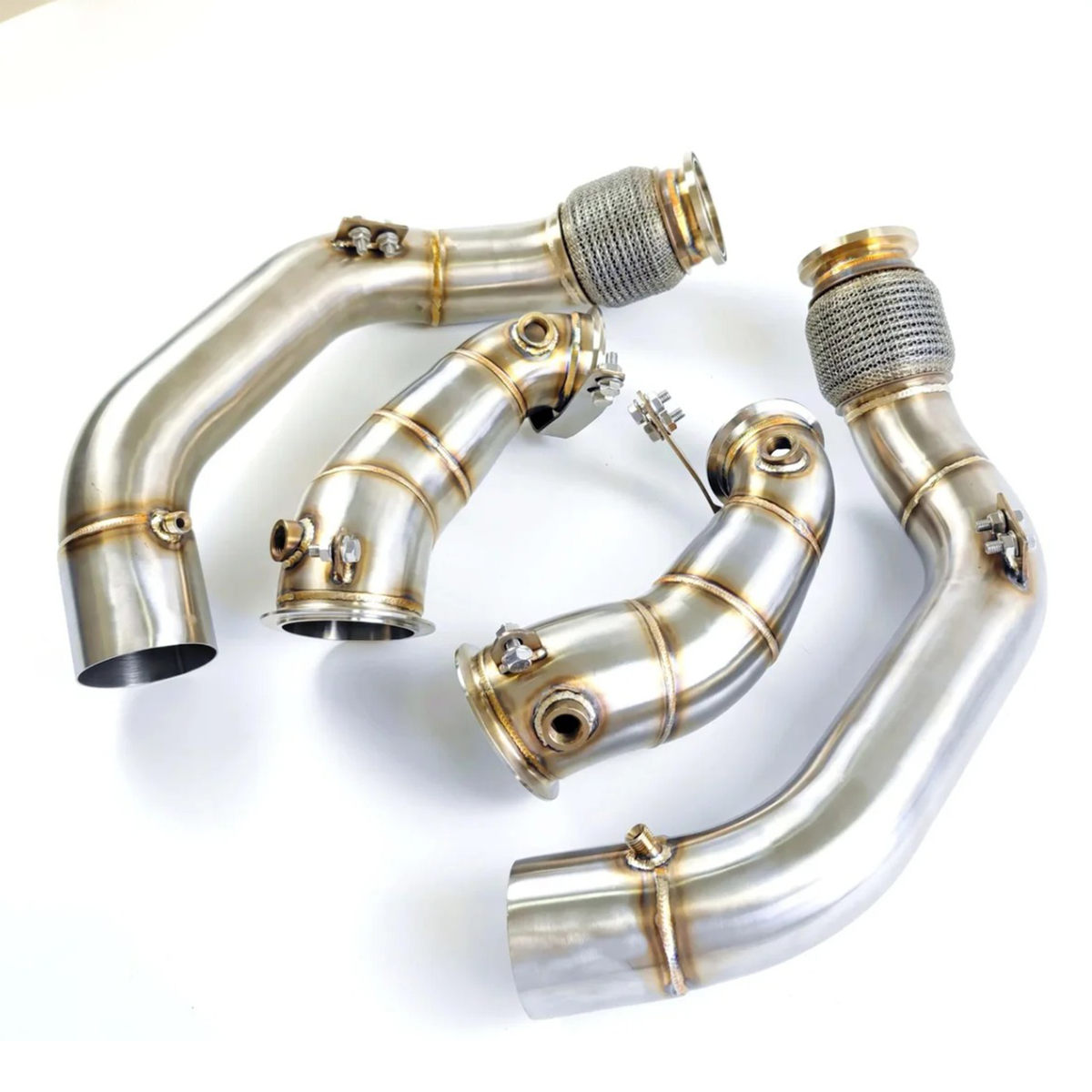STRATEC SYSTEMS Performance Exhaust Downpipes Air Intake System for BMW F90 M5 F91 F92 F93 M8 S63...