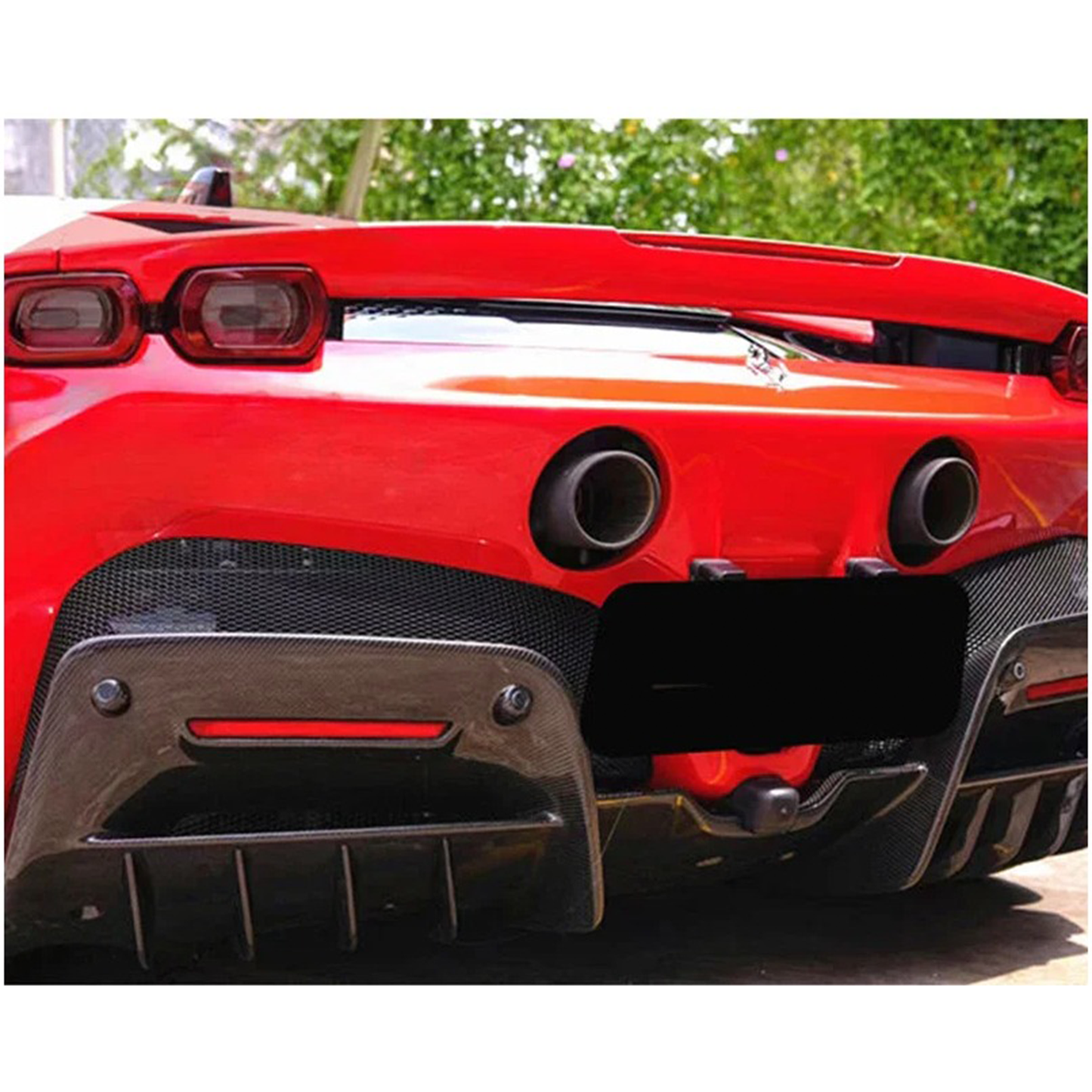 Carbon Fiber Rear Diffuser for Ferrari SF90