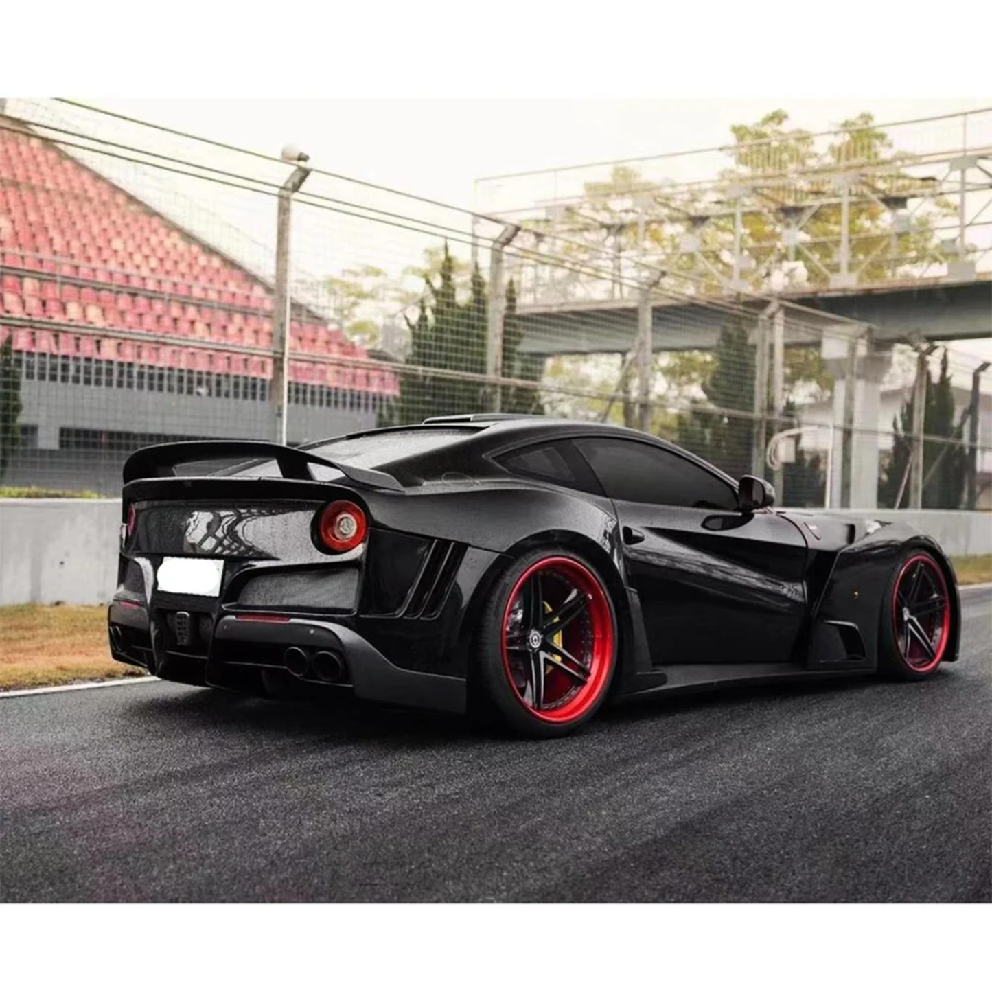 Carbon Fiber Rear Wing V2 for Ferrari F12