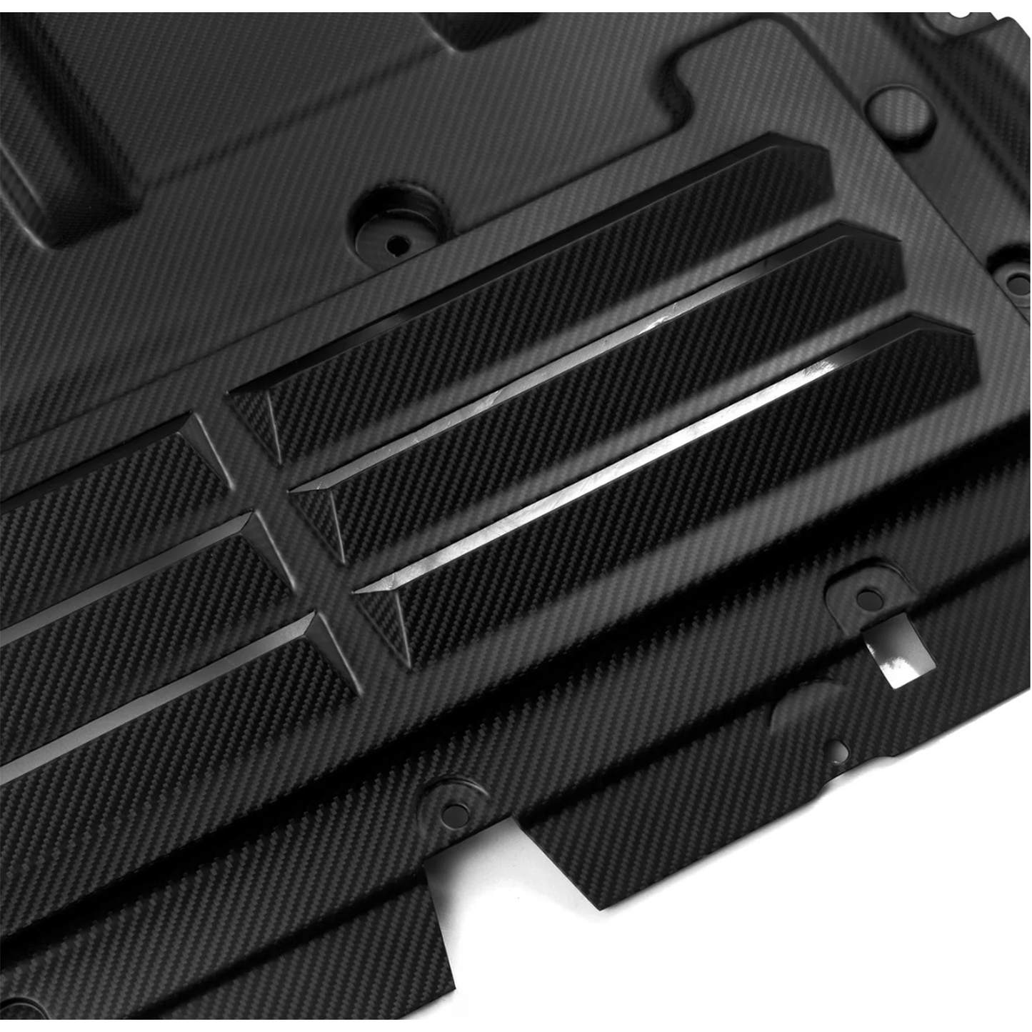 Pre Preg Carbon Fiber Oil Cooler Skid Plate for BMW G90 G99 M5